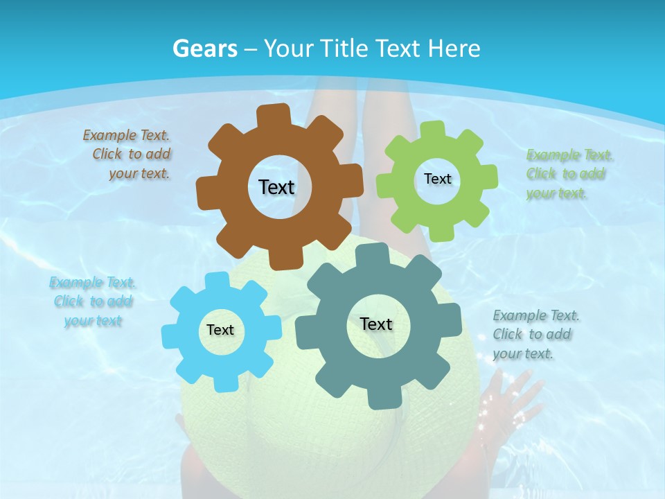 Tan Pampering Blond PowerPoint Template