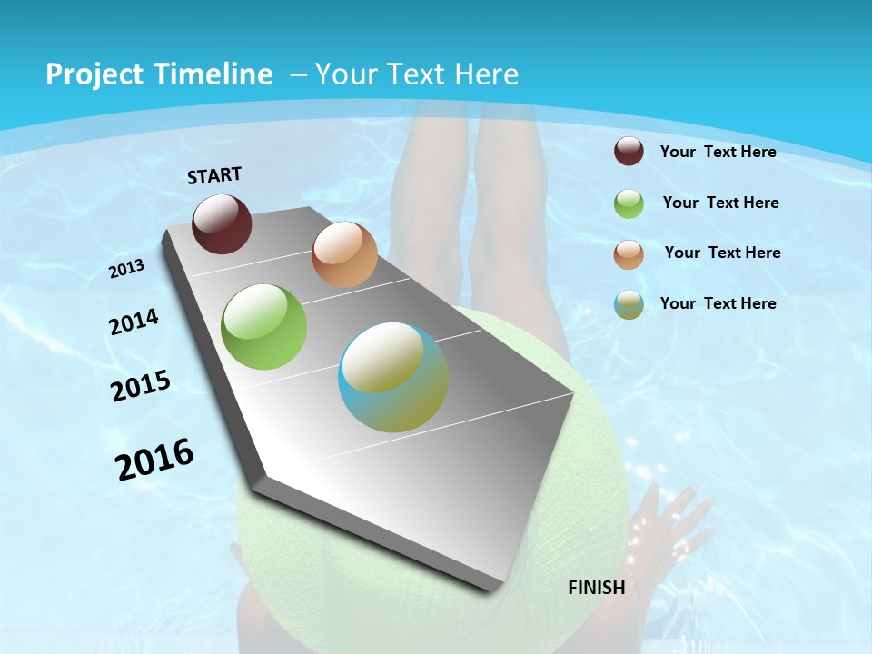Tan Pampering Blond PowerPoint Template