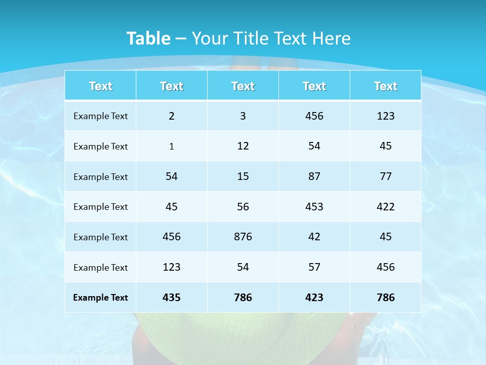 Tan Pampering Blond PowerPoint Template