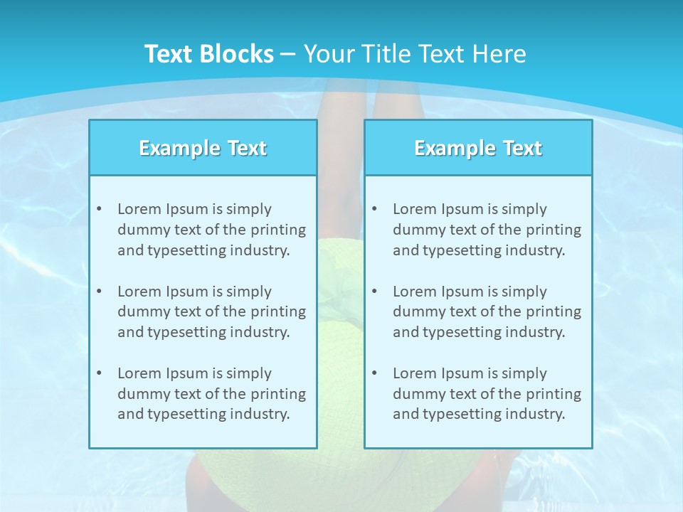 Tan Pampering Blond PowerPoint Template