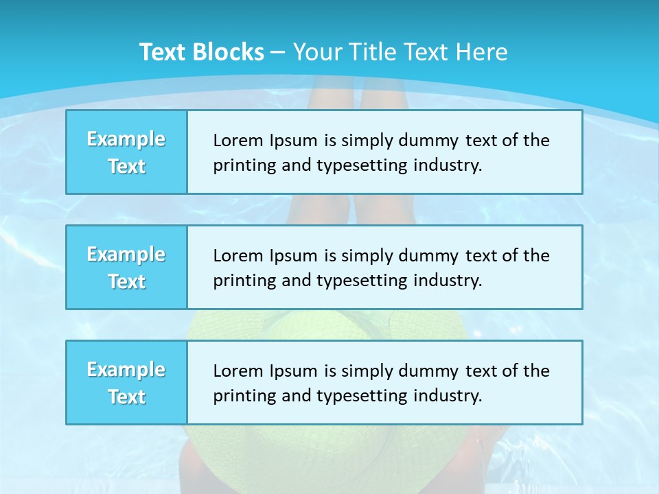 Tan Pampering Blond PowerPoint Template