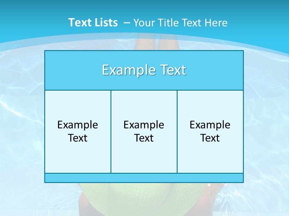 Tan Pampering Blond PowerPoint Template