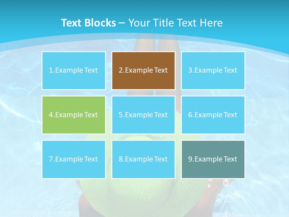 Tan Pampering Blond PowerPoint Template