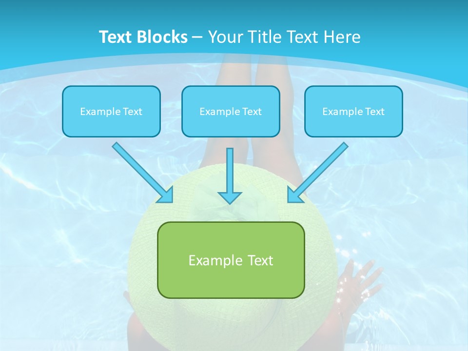 Tan Pampering Blond PowerPoint Template