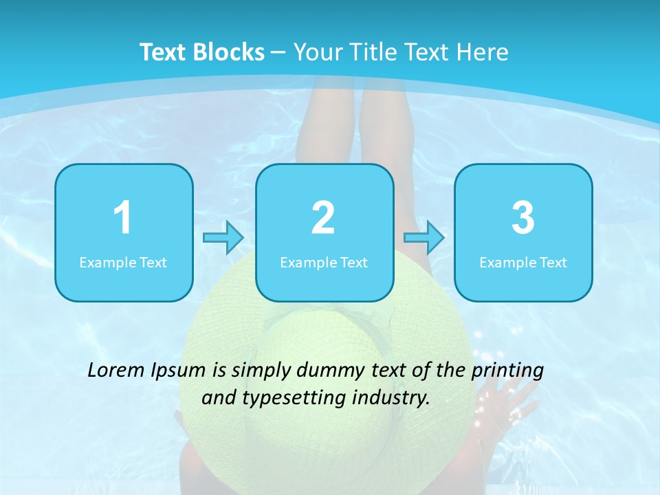 Tan Pampering Blond PowerPoint Template