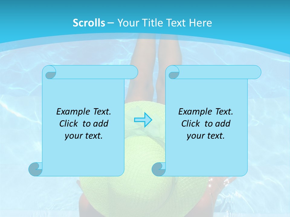 Tan Pampering Blond PowerPoint Template