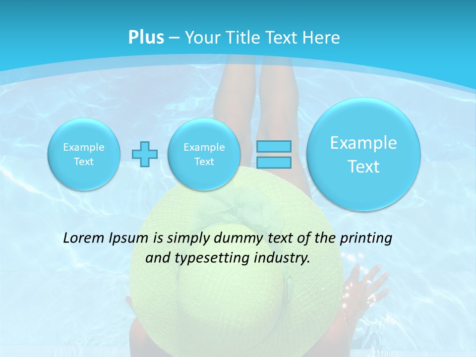 Tan Pampering Blond PowerPoint Template