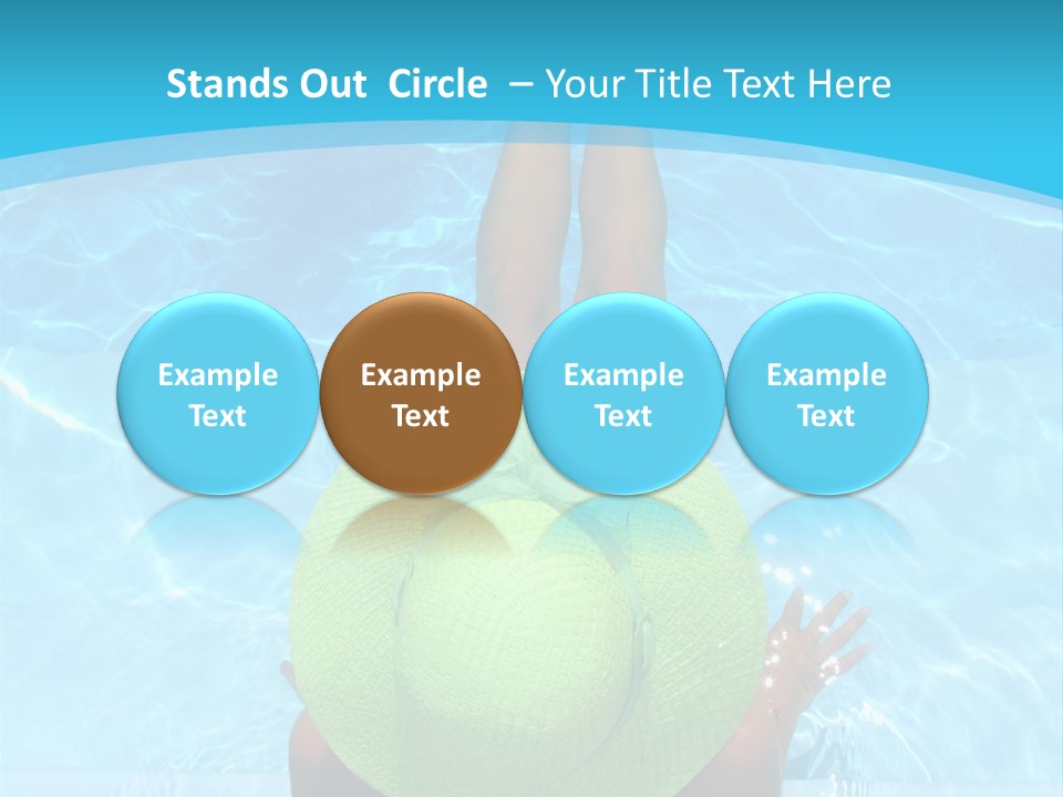 Tan Pampering Blond PowerPoint Template