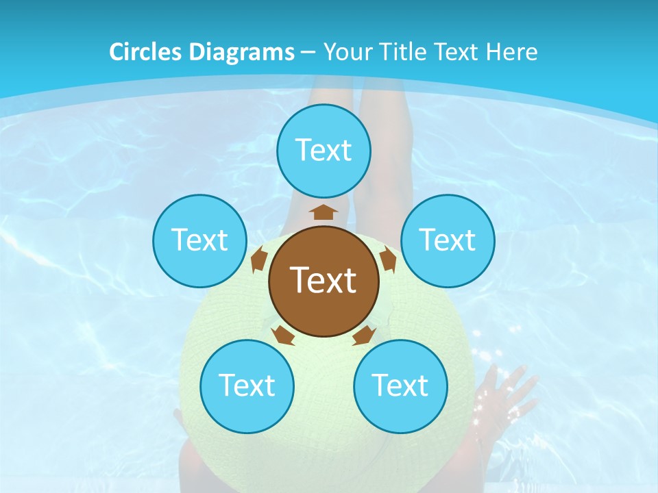 Tan Pampering Blond PowerPoint Template