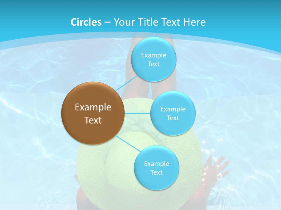 Tan Pampering Blond PowerPoint Template