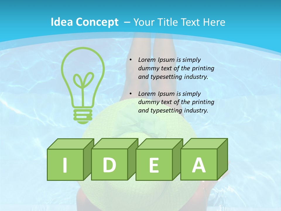 Tan Pampering Blond PowerPoint Template