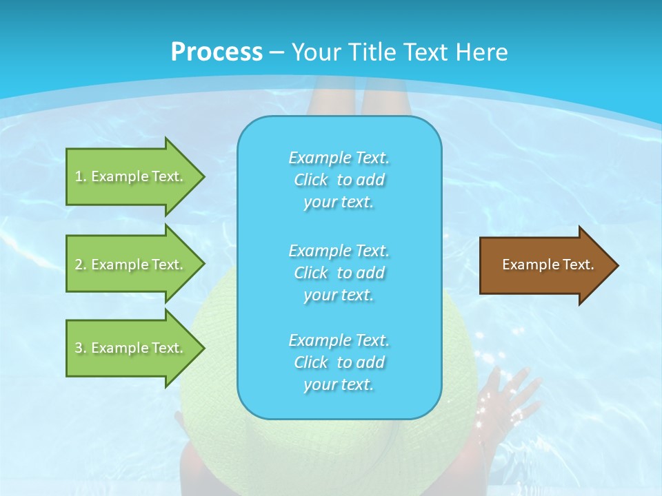 Tan Pampering Blond PowerPoint Template