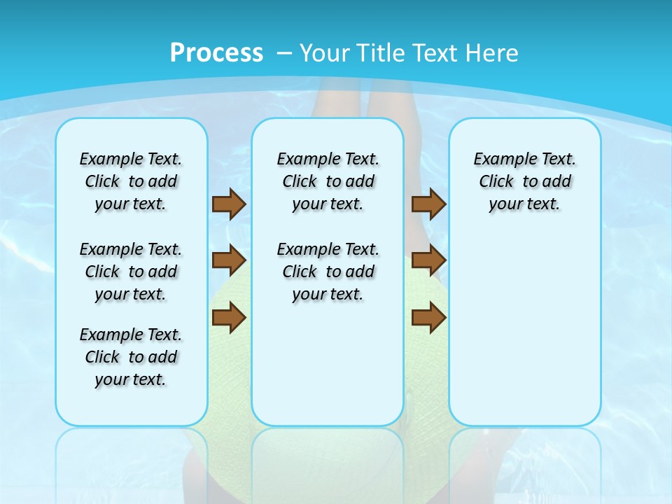 Tan Pampering Blond PowerPoint Template