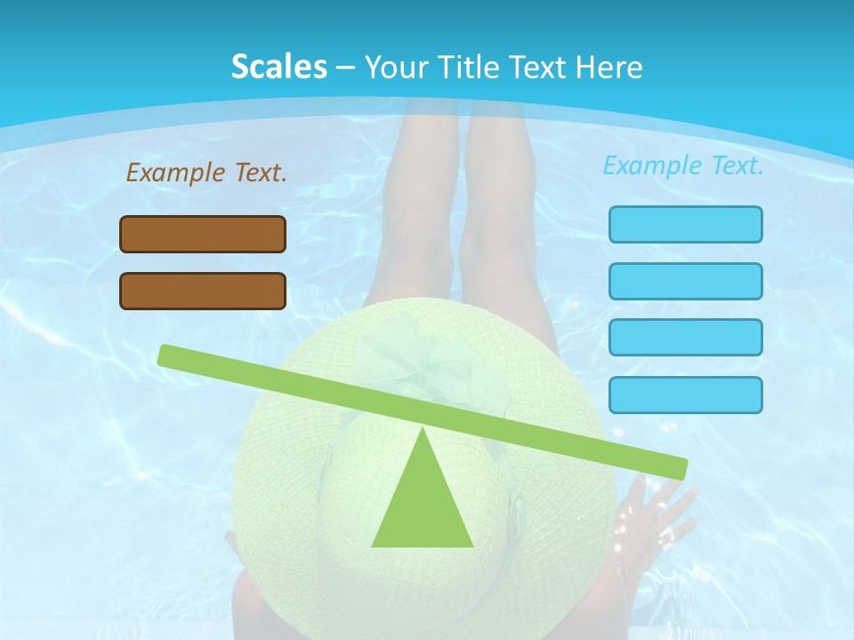 Tan Pampering Blond PowerPoint Template