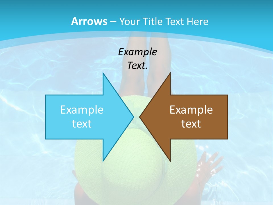 Tan Pampering Blond PowerPoint Template