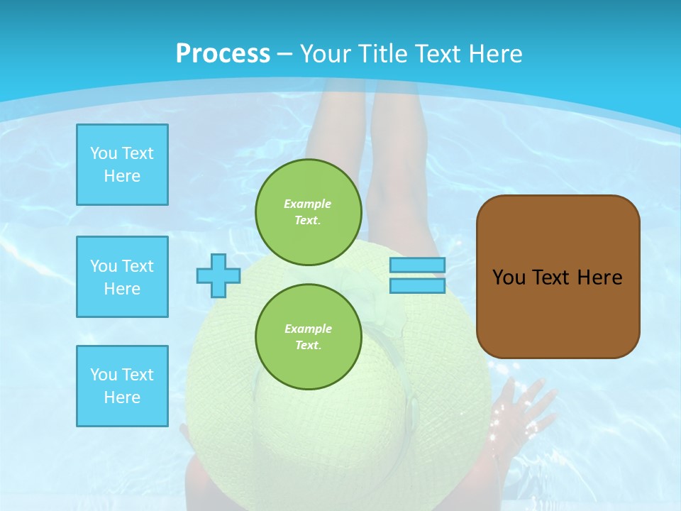 Tan Pampering Blond PowerPoint Template