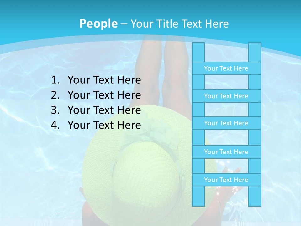 Tan Pampering Blond PowerPoint Template