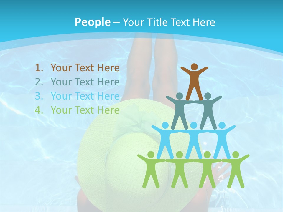 Tan Pampering Blond PowerPoint Template