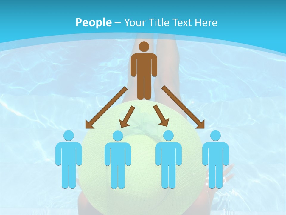 Tan Pampering Blond PowerPoint Template