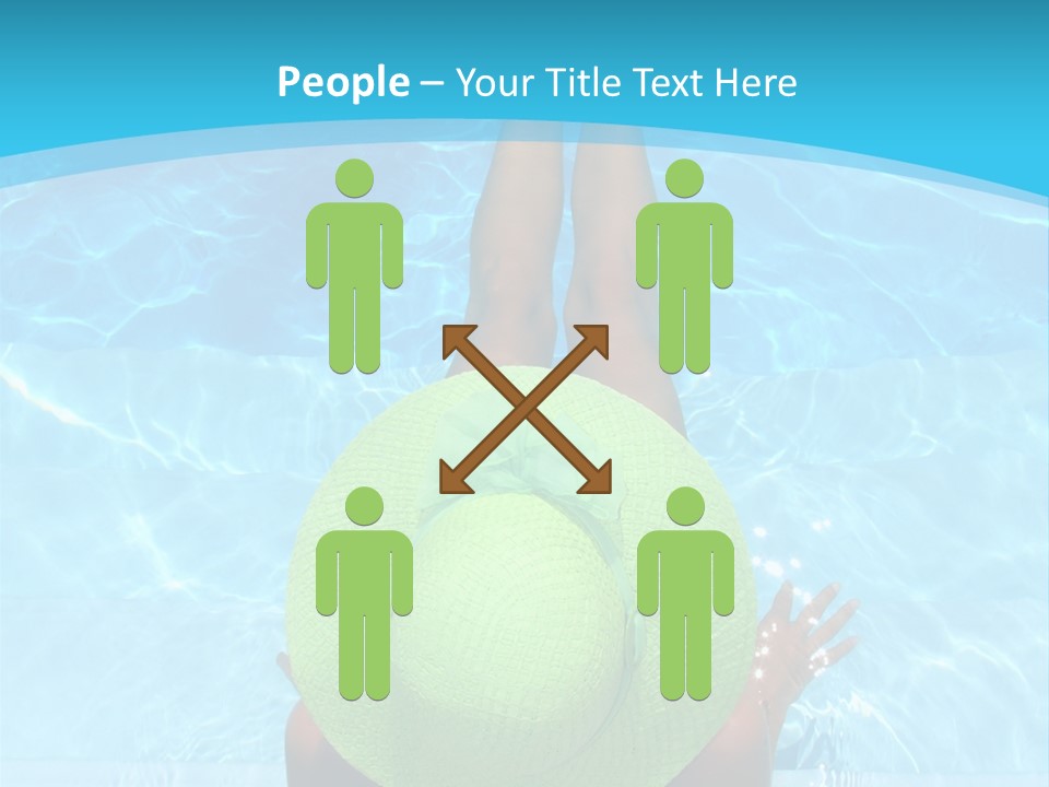 Tan Pampering Blond PowerPoint Template