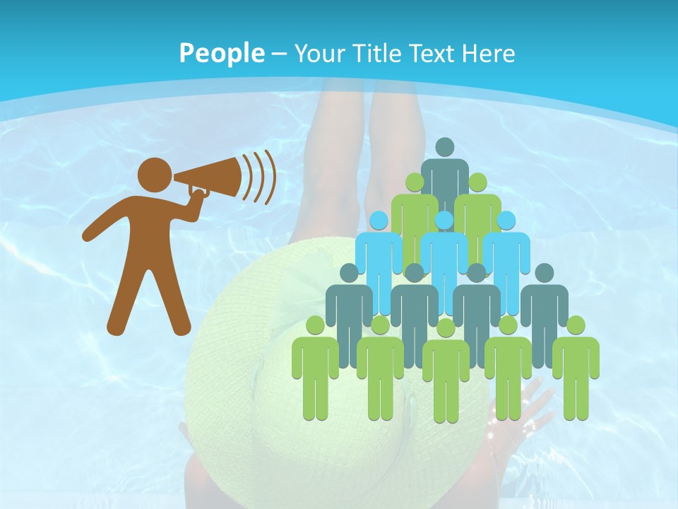 Tan Pampering Blond PowerPoint Template