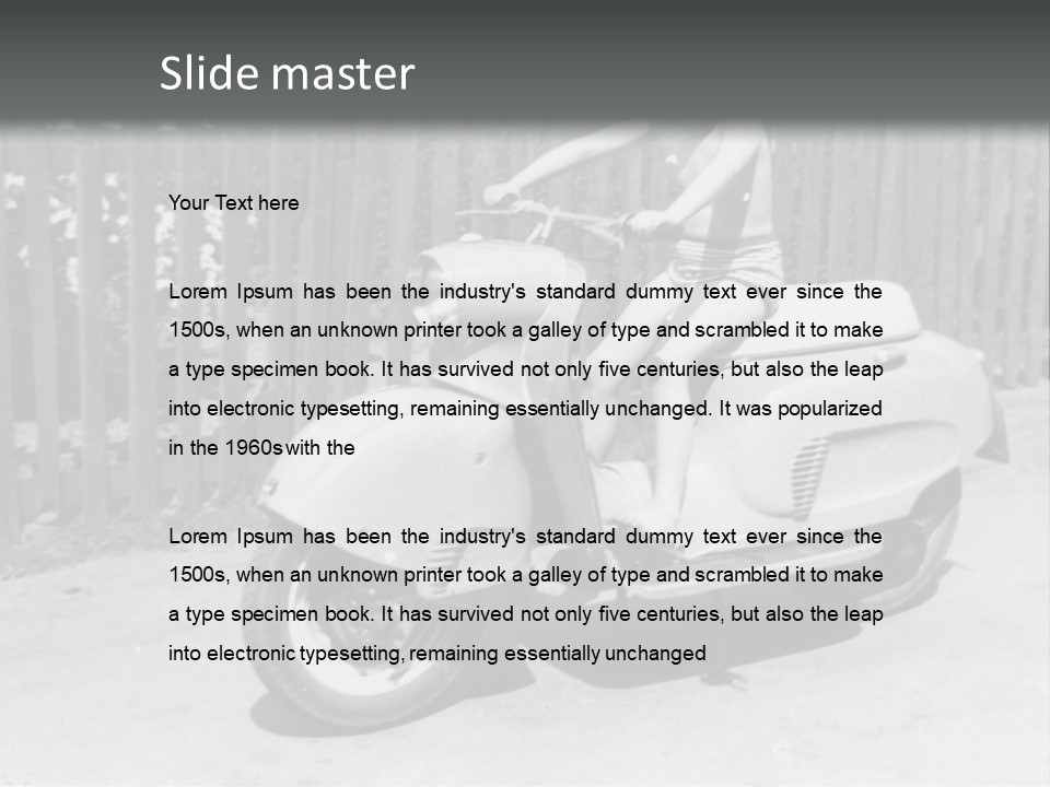 Vehicle  Retro PowerPoint Template