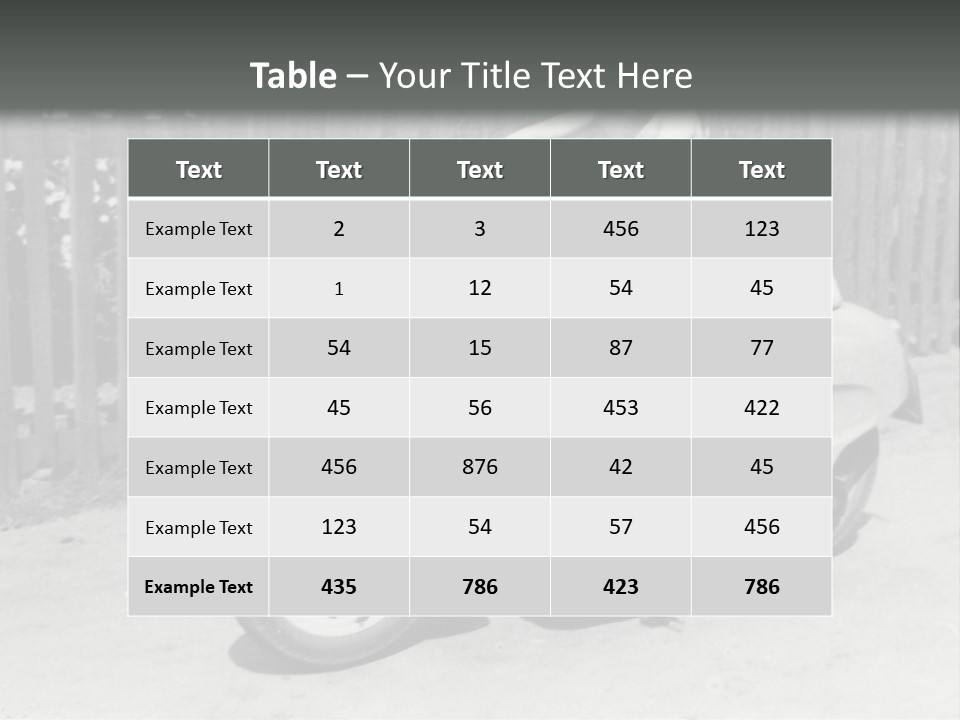Vehicle  Retro PowerPoint Template