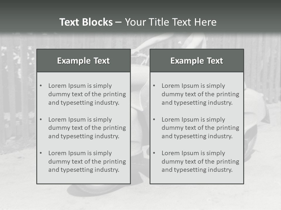 Vehicle  Retro PowerPoint Template