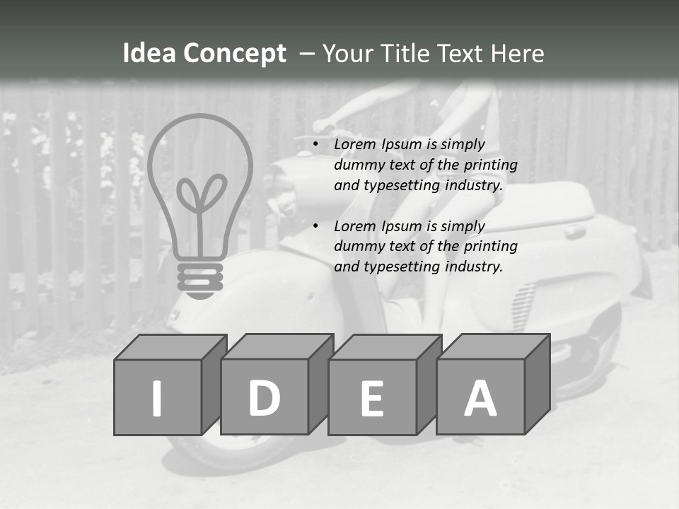 Vehicle  Retro PowerPoint Template