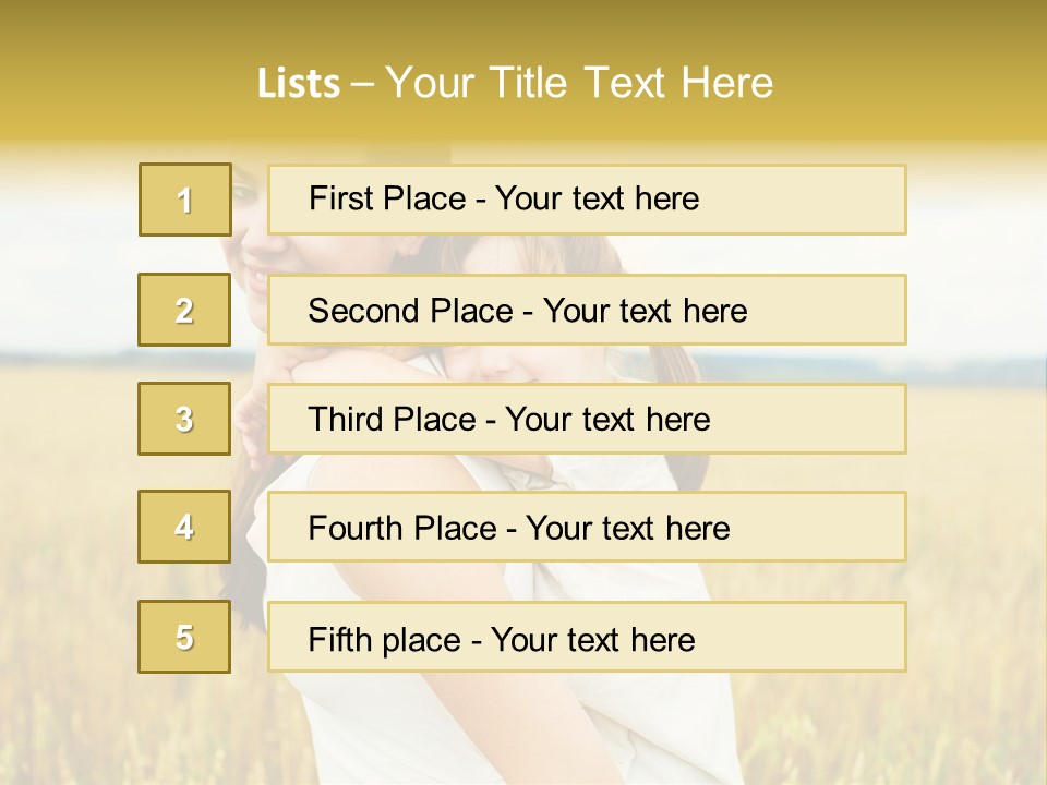 Relations Outsides Motherhood PowerPoint Template