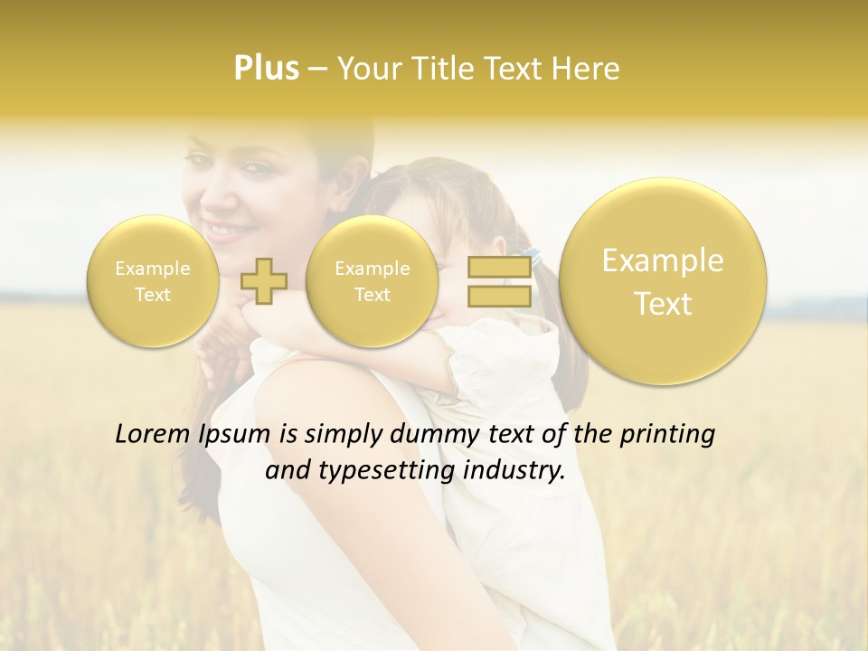 Relations Outsides Motherhood PowerPoint Template
