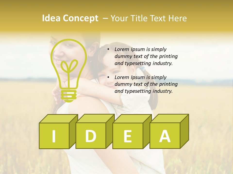 Relations Outsides Motherhood PowerPoint Template