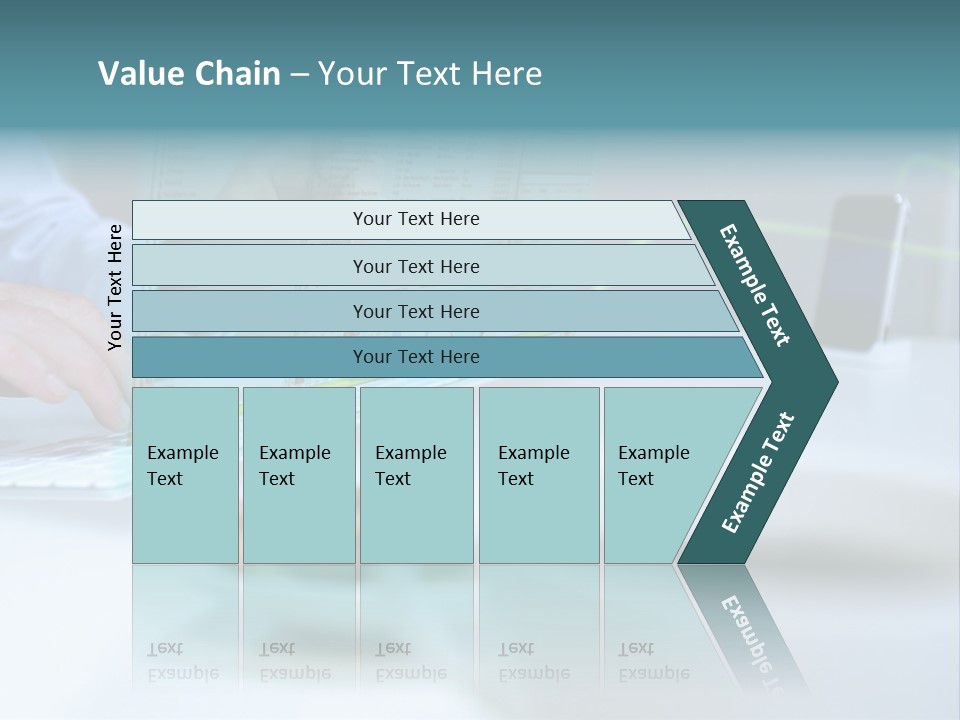Research Cup Flowchart PowerPoint Template