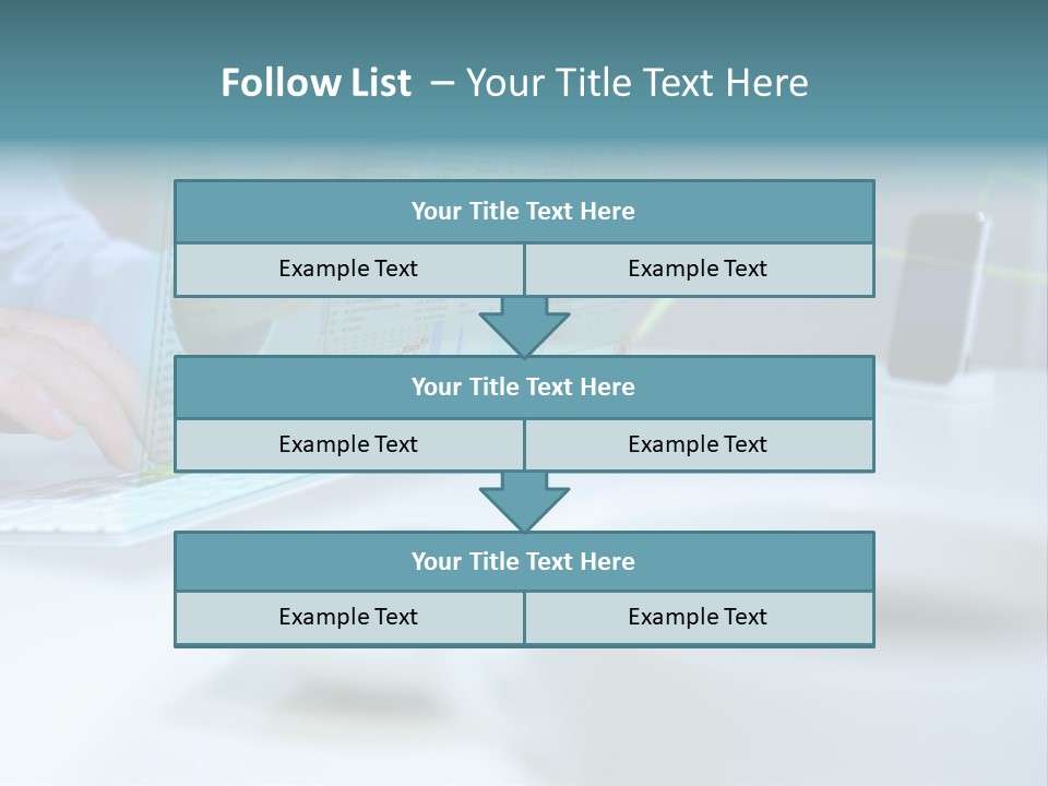 Research Cup Flowchart PowerPoint Template