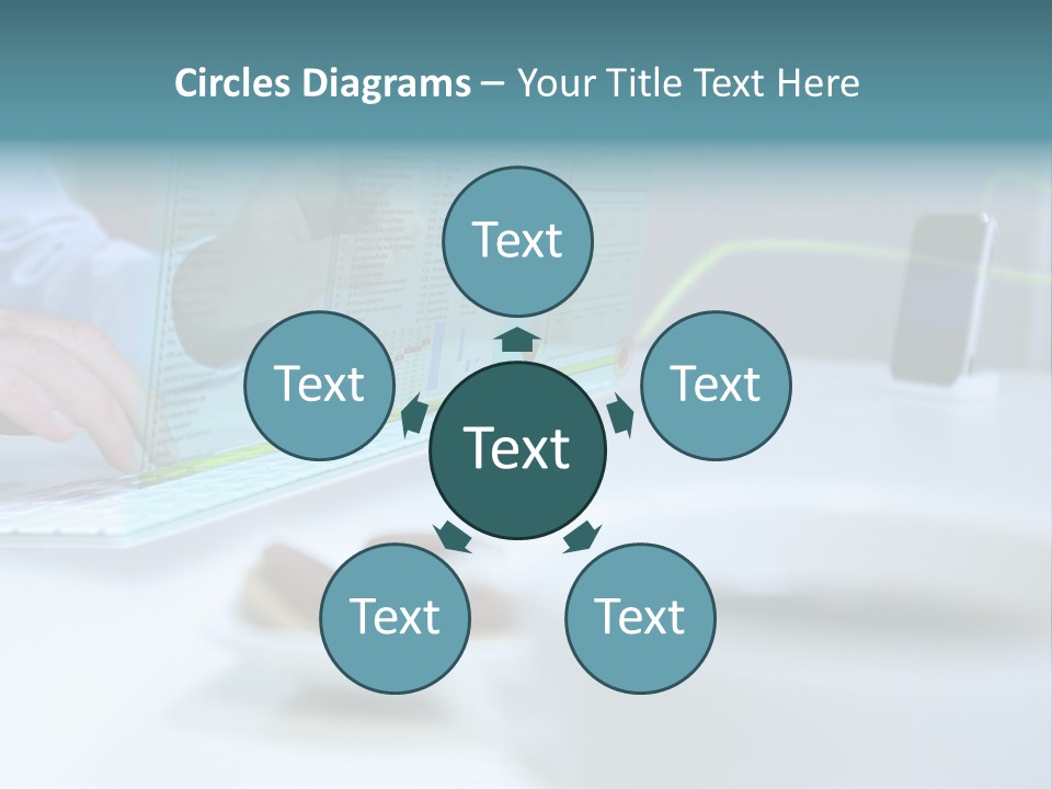 Research Cup Flowchart PowerPoint Template