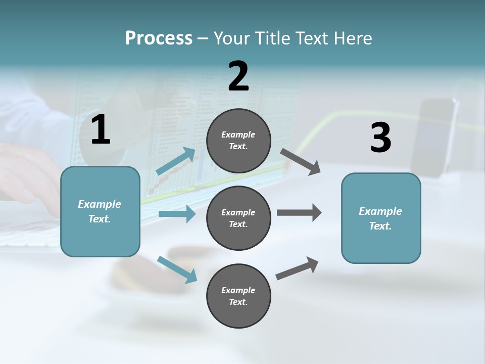 Research Cup Flowchart PowerPoint Template
