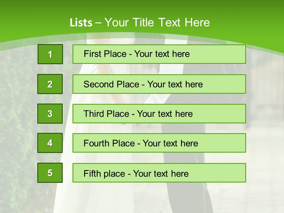 Love Events Wall PowerPoint Template