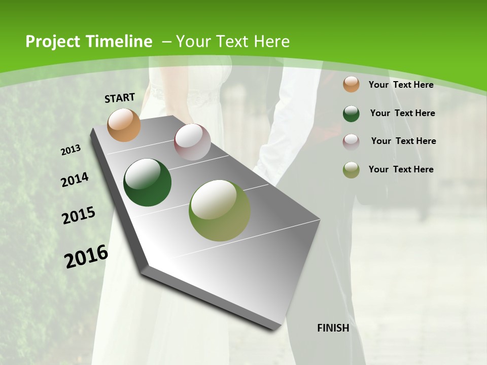 Love Events Wall PowerPoint Template