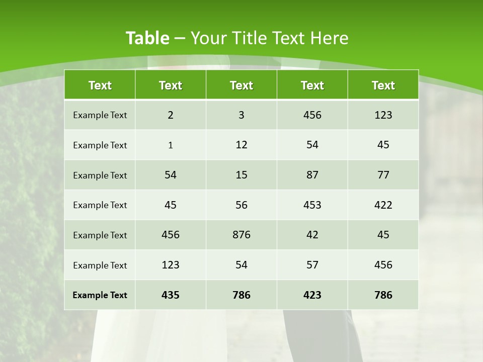 Love Events Wall PowerPoint Template
