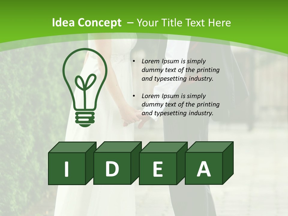 Love Events Wall PowerPoint Template