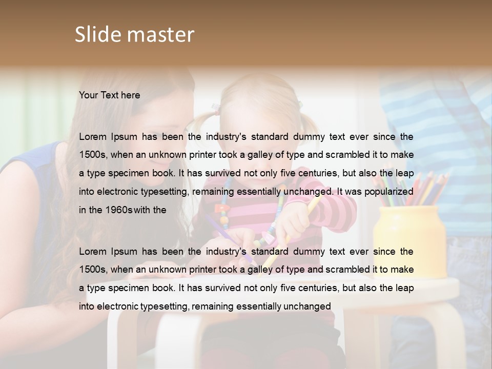 Creative Helping Lifestyle PowerPoint Template