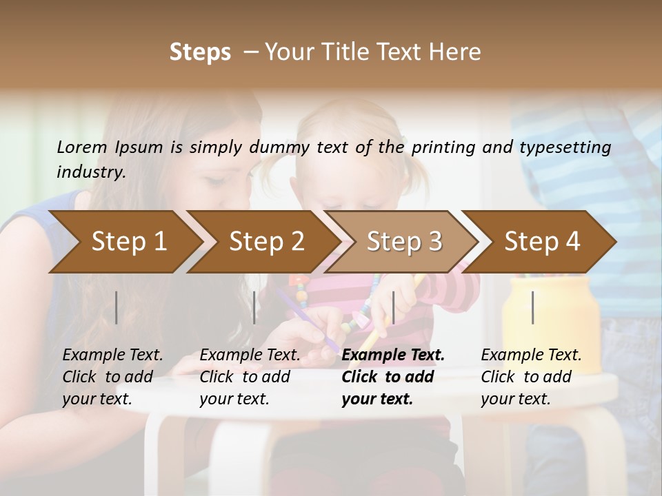 Creative Helping Lifestyle PowerPoint Template