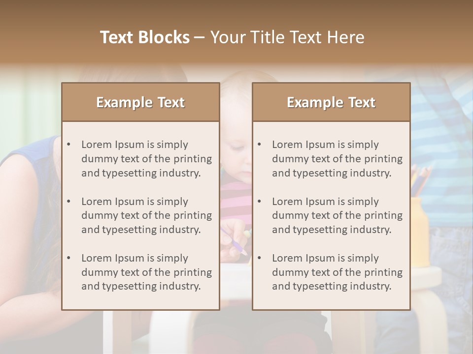 Creative Helping Lifestyle PowerPoint Template