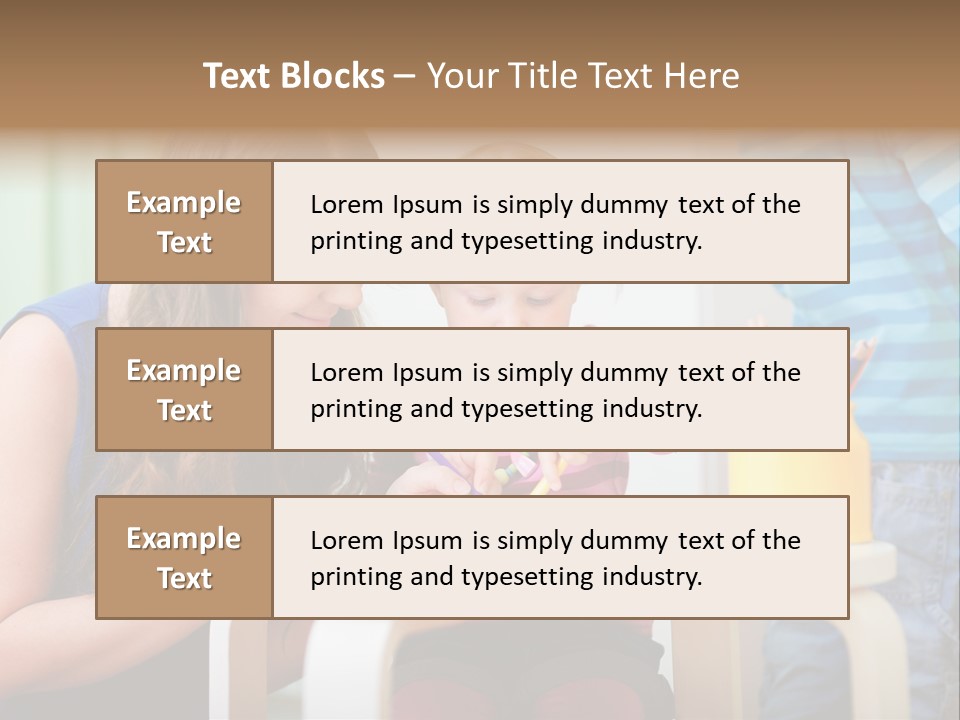 Creative Helping Lifestyle PowerPoint Template