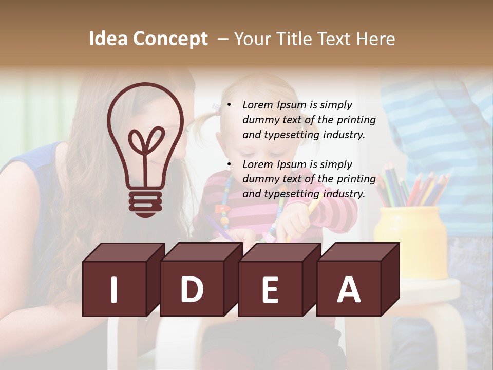 Creative Helping Lifestyle PowerPoint Template