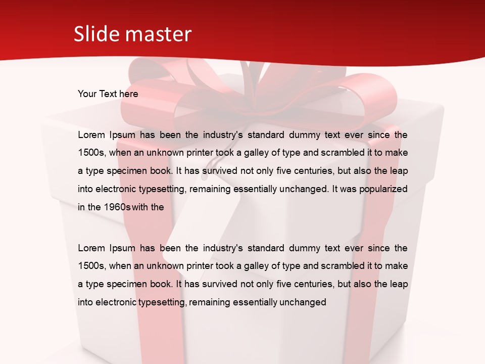 Celebration Surprise Color PowerPoint Template