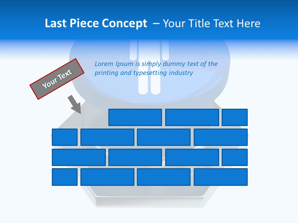 Male Lavatory Boy PowerPoint Template
