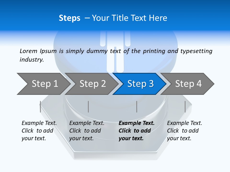 Male Lavatory Boy PowerPoint Template