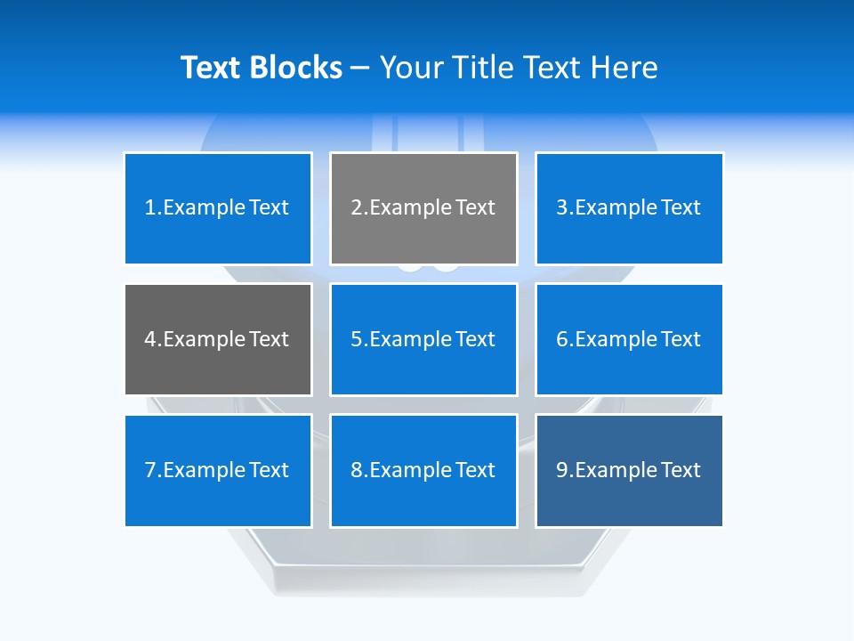 Male Lavatory Boy PowerPoint Template