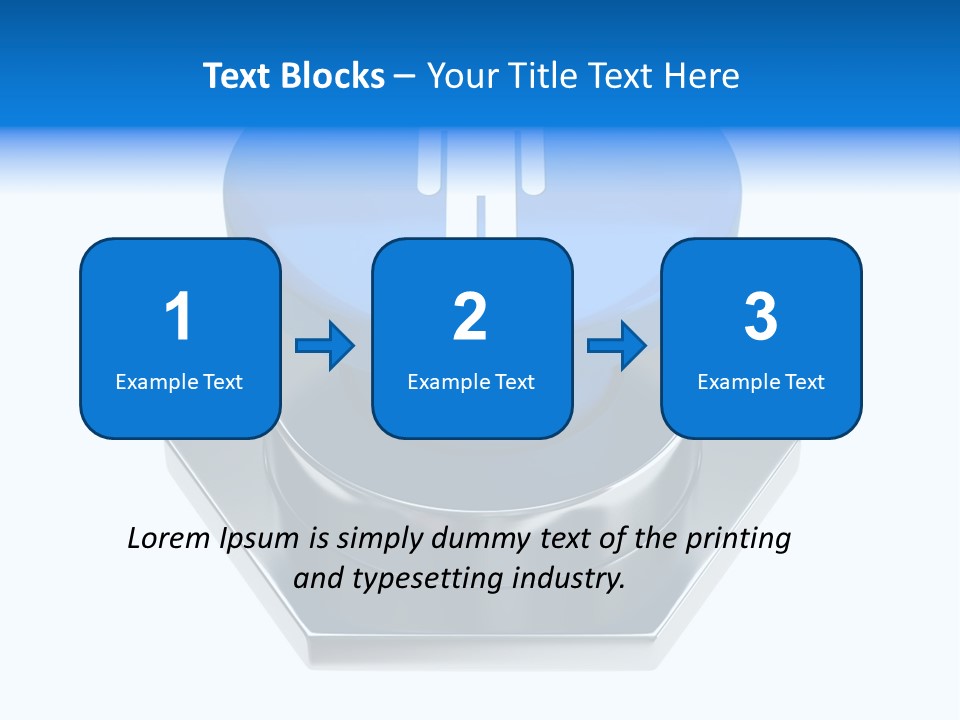 Male Lavatory Boy PowerPoint Template